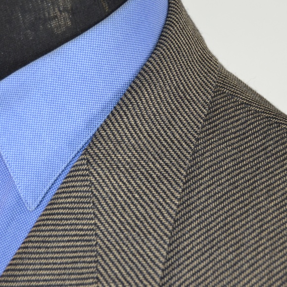 Kenneth Cole 43L Sport Coat Blazer Suit Jacket Bro - Picture 2 of 8